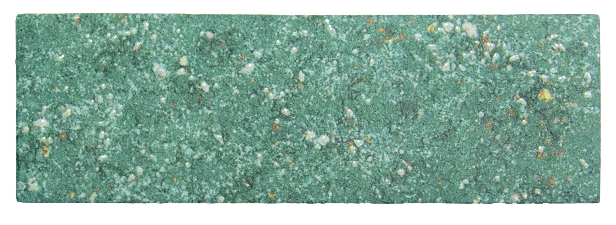 STONE DUST: Teal M Field Tile (2"x6"x10-mm | matte)