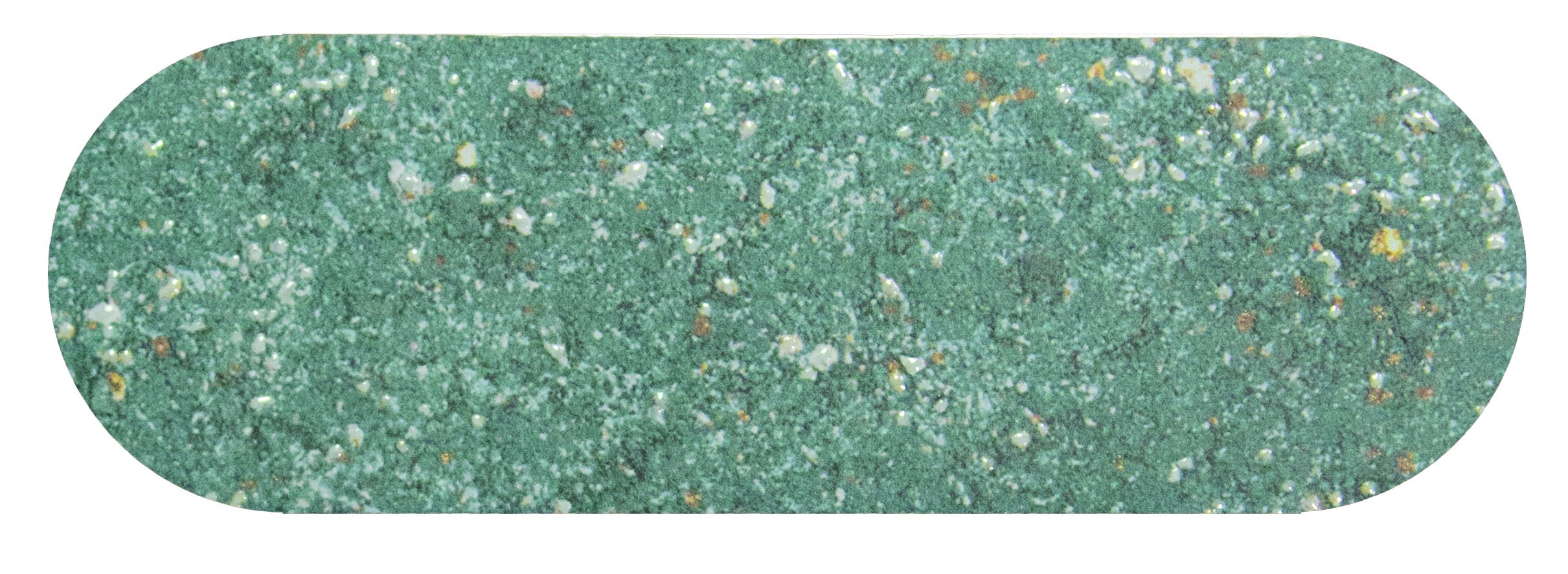 STONE DUST: Teal Om Field Tile (2"x6"x10-mm | matte)