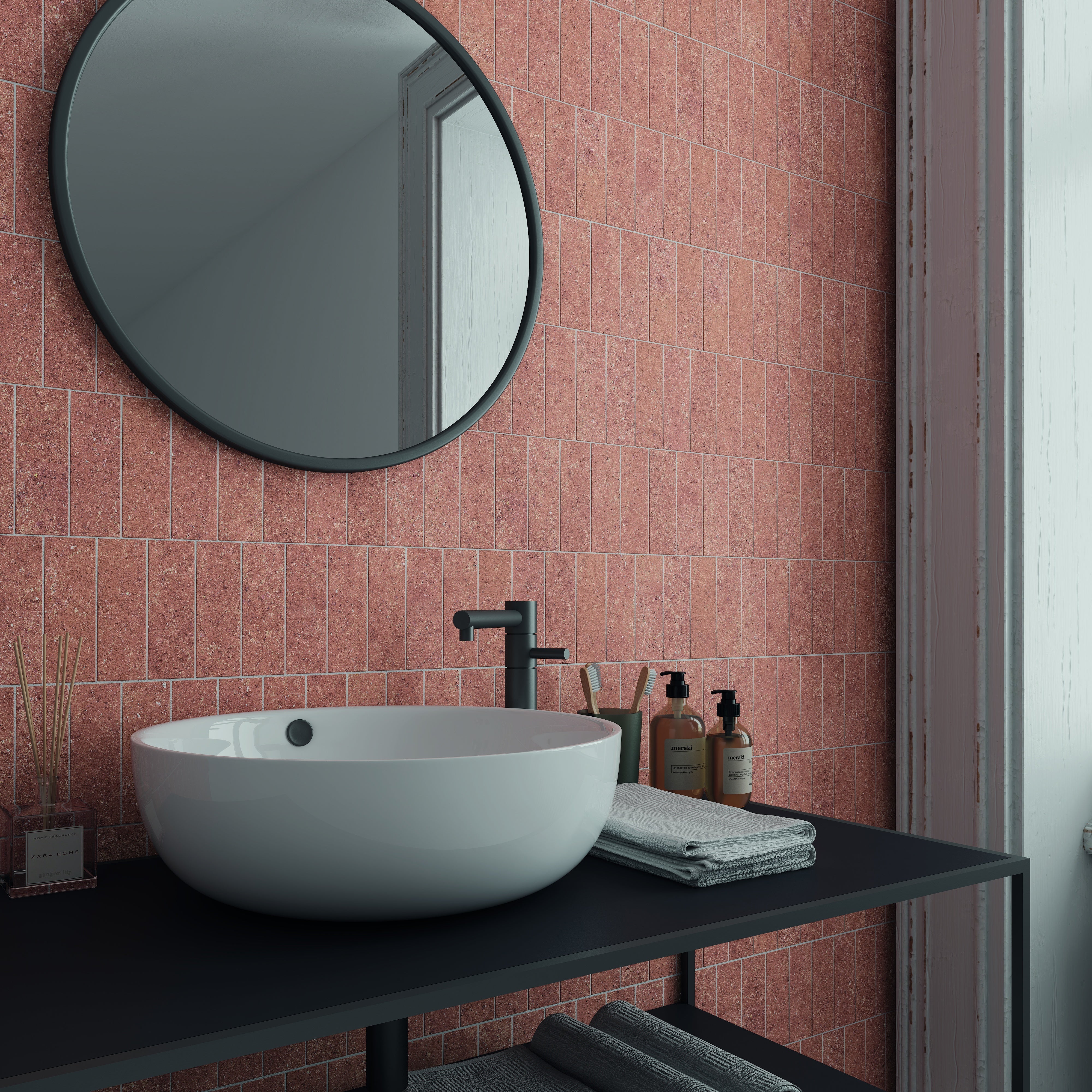 STONE DUST: Terra M Field Tile (2"x6"x10-mm | matte)