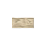 Earth Fawn Textured Waves Rectangle (3"x6")