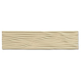 Earth Fawn Textured Waves Rectangle (3"x12")