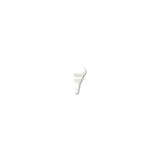 Earth Navajo White Chairrail End Cup (2.4"-Width)
