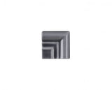 Habitat Glossy Graphite Chairrail Frame Corner (2"-Width)