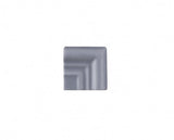 Habitat Matte Graphite Chairrail Frame Corner (2"-Width)