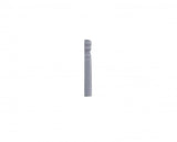 Habitat Matte Graphite Baseboard End Cap (4"-Width)