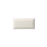 Hampton White Beveled Rectangle (3"x6")