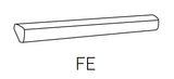 Studio Almond Finishing Edge (0.5"x5.8")