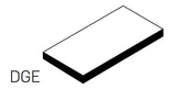 Studio Bamboo Glazed Right Double Edge (1.9"x7.8")