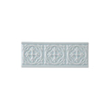 Studio Ice Blue Palm Beach Deco Border (2.8"x7.8")