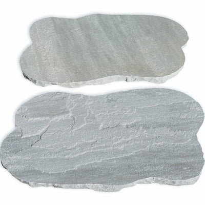 grey old world flagstone classic paver ministeppers special 11 by 16 by half to1 inch exterior applications manufactured by f and m supply distributed by surface group