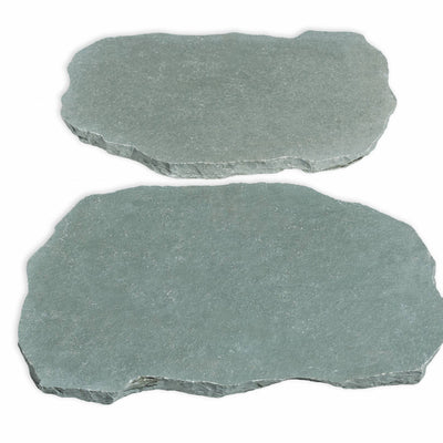 indian blue old world flagstone classic paver stepping stone stepper 16 by 22 by 1 and half  inch exterior applications manufactured by f and m supply distributed by surface group