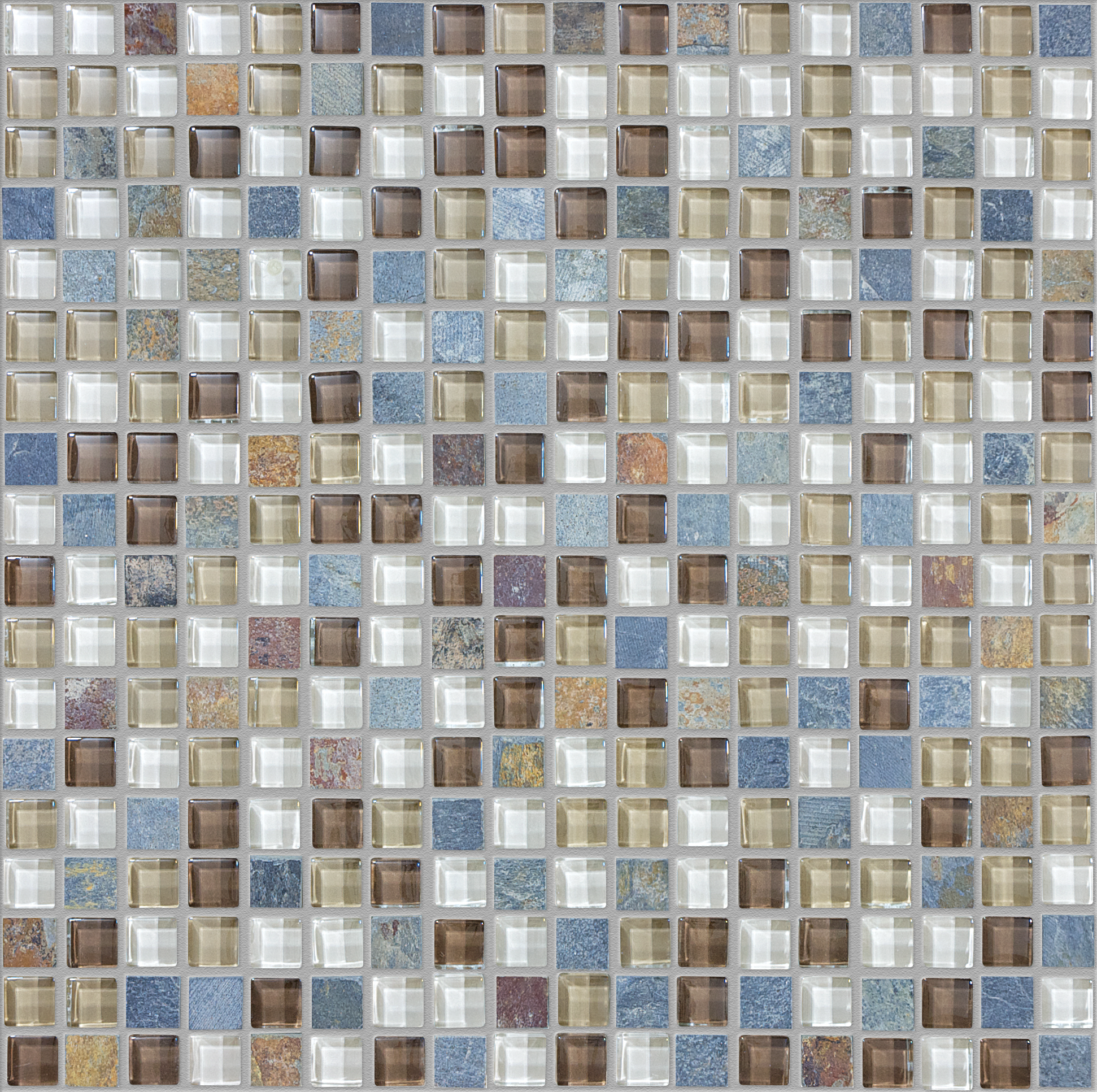 amber tea straight stack 5_8x5_8-inch pattern multi glass wall mosaic glass slate blend from glass slate anatolia collection distributed by surface group international multi finish multi edge mesh shape