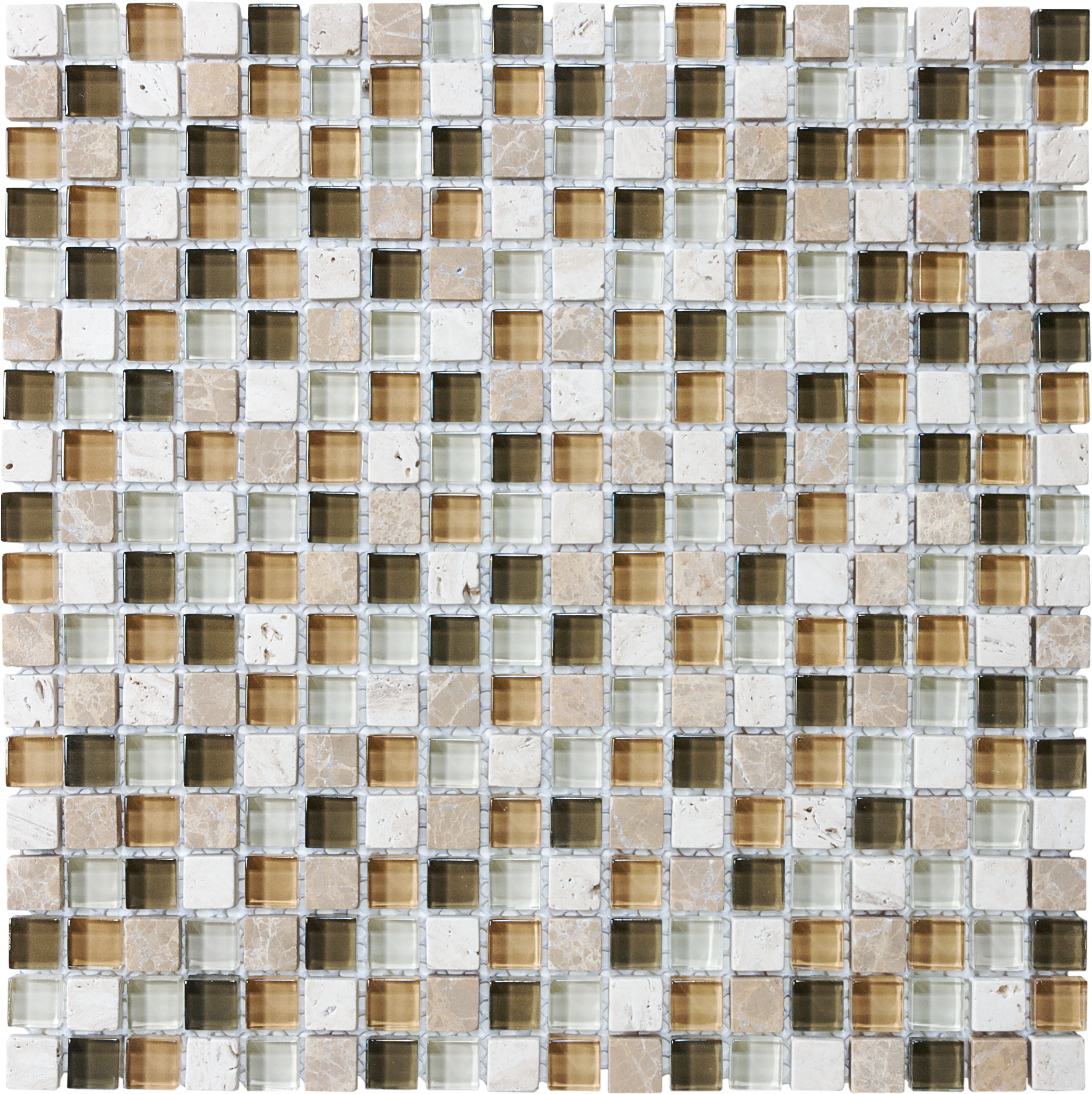 bamboo straight stack 5_8x5_8-inch pattern multi glass wall mosaic glass stone blend from glass stone anatolia collection distributed by surface group international multi finish multi edge mesh shape