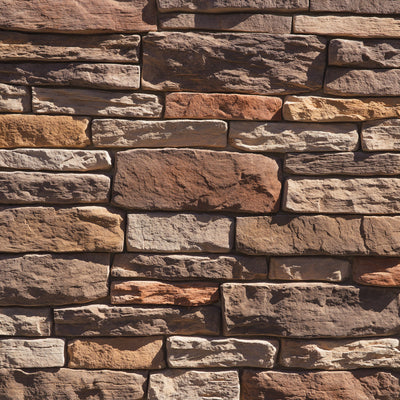faux stone wall veneer corner autumn blend stack ledge for outdoor and indoor wall by surface group dutch quality stone