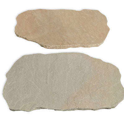 tennessee tan old world flagstone classic paver stepping stone stepper 16 by 22 by 1 and half  inch exterior applications manufactured by f and m supply distributed by surface group