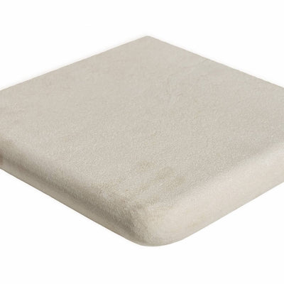 yorkshire old world flagstone signature paver bullnose corner molding 14 by 14 by 2 inch exterior applications manufactured by f and m supply distributed by surface group